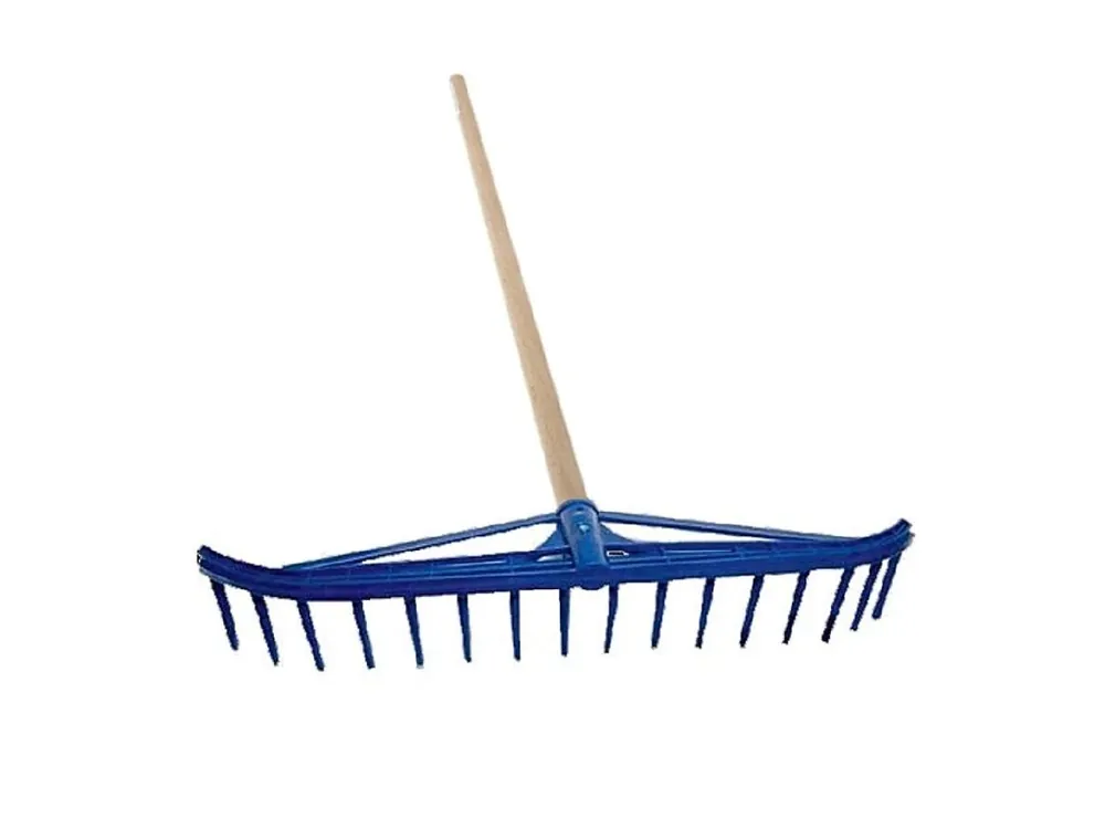 Hrábě plastové, 55cm, 16zubů + násada 160cm Rychlé Dodání