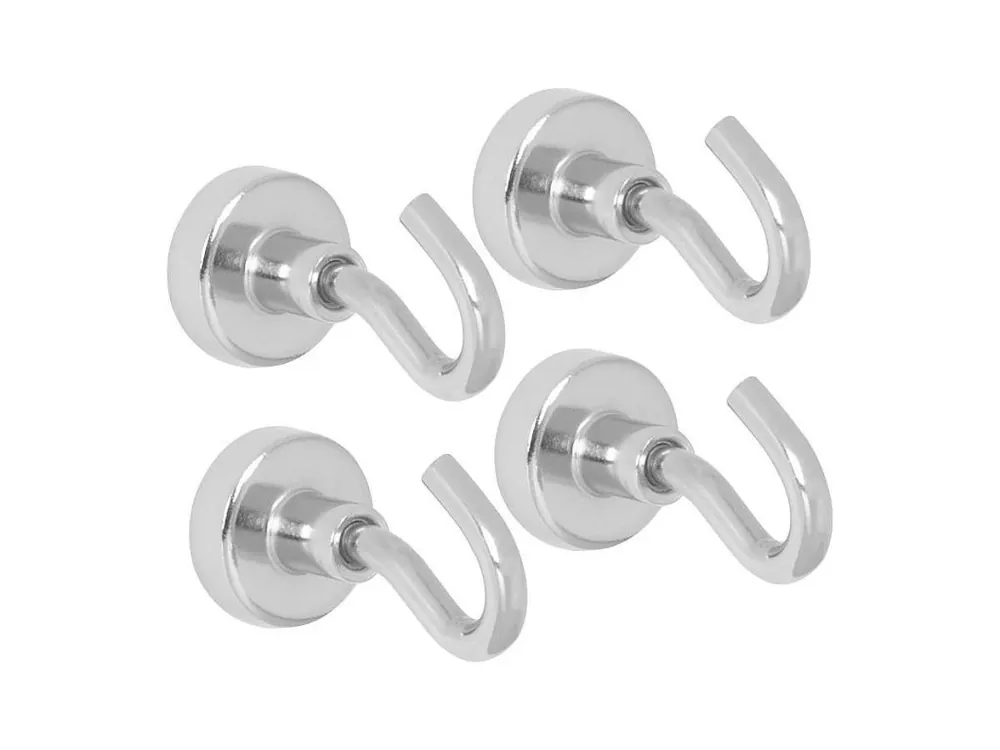 Magnet extra silný s věšákem, 16 mm, max.6 kg, bal. 4ks Akční Cena
