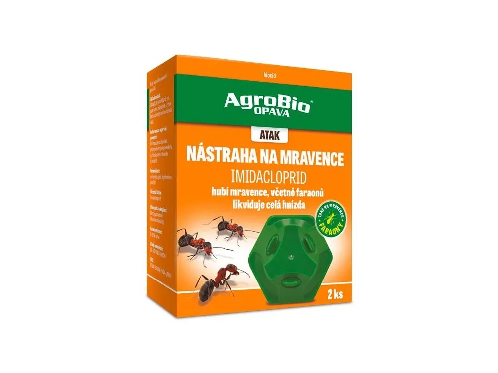 Nástraha na mravence AGROBIO Atak Imidacloprid 2ks Značkový