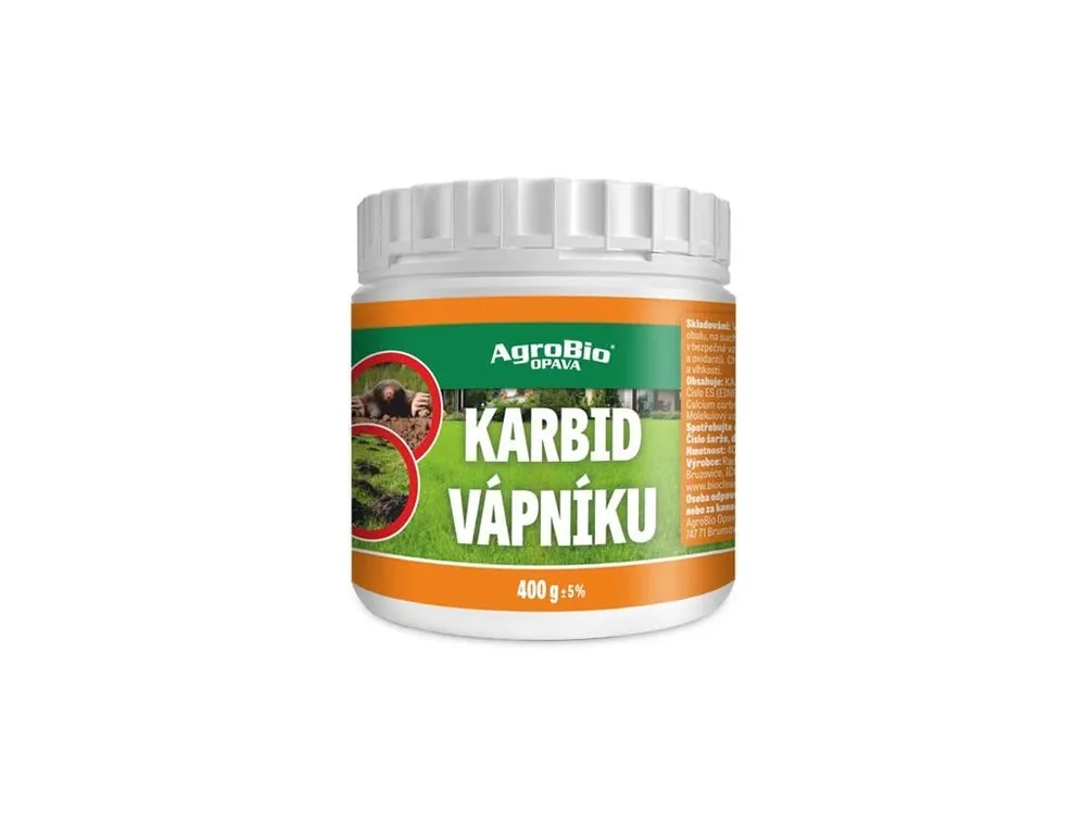 Odeslání Ihned Karbid Vápníku AGROBIO 400g