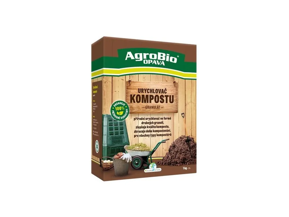 Aktuální Urychlovač kompostu AGROBIO 1kg