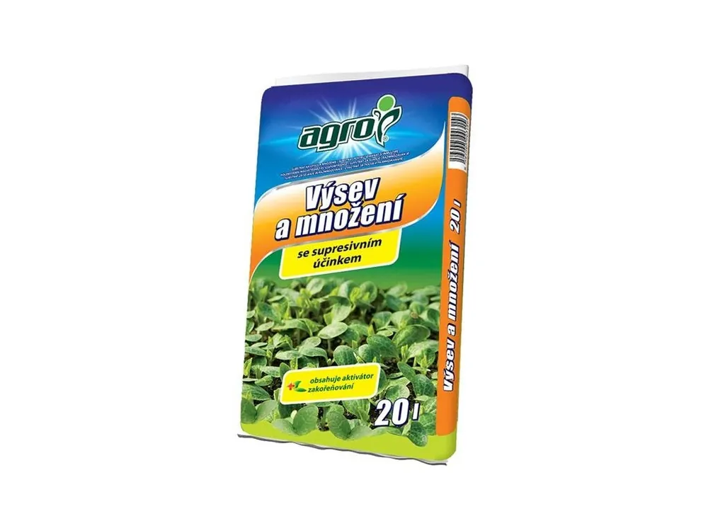 Odeslání Ihned Substrát pro výsev a množení AGRO 20l