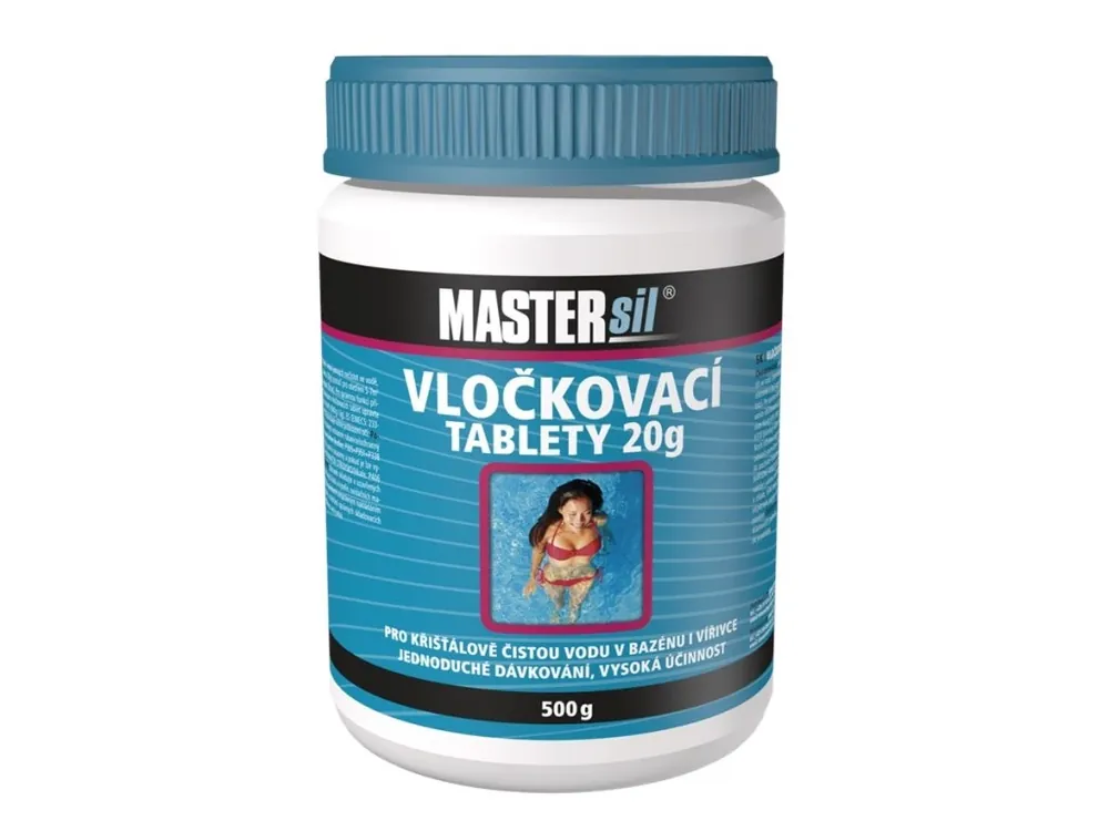 Vločkovací tablety MASTERsil dóza 500g Novinka