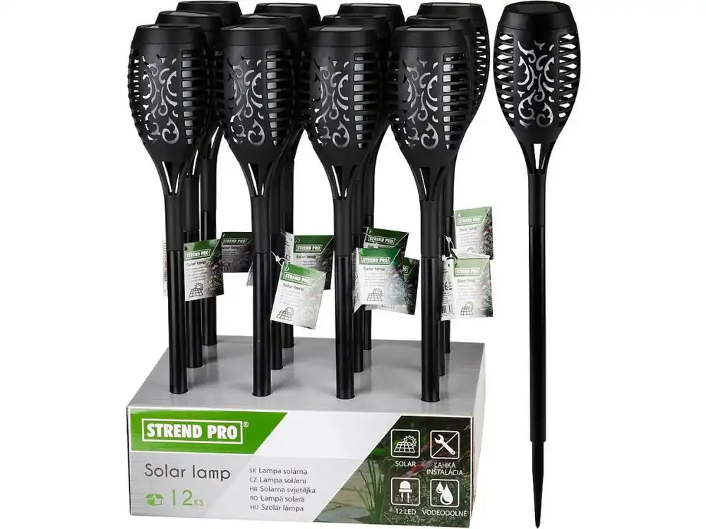Cenový Hit Solární lampa Avior, 49cm, 12xSMD LED, 2/3 AAA