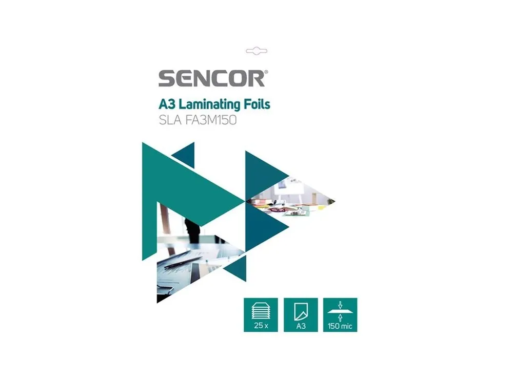 Fólie laminovací SENCOR SLA FA3M150 A3 150mic 25ks Pouze Dnes