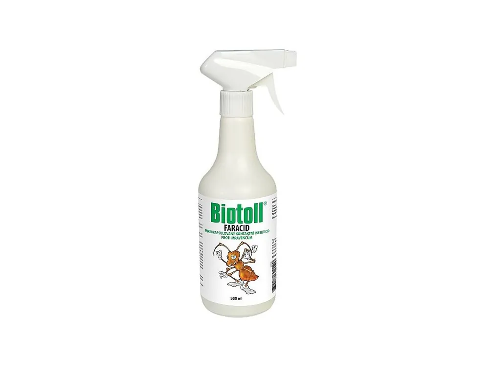 Biotoll Faracid insekticid proti mravencům 500 ml Rychlé Dodání