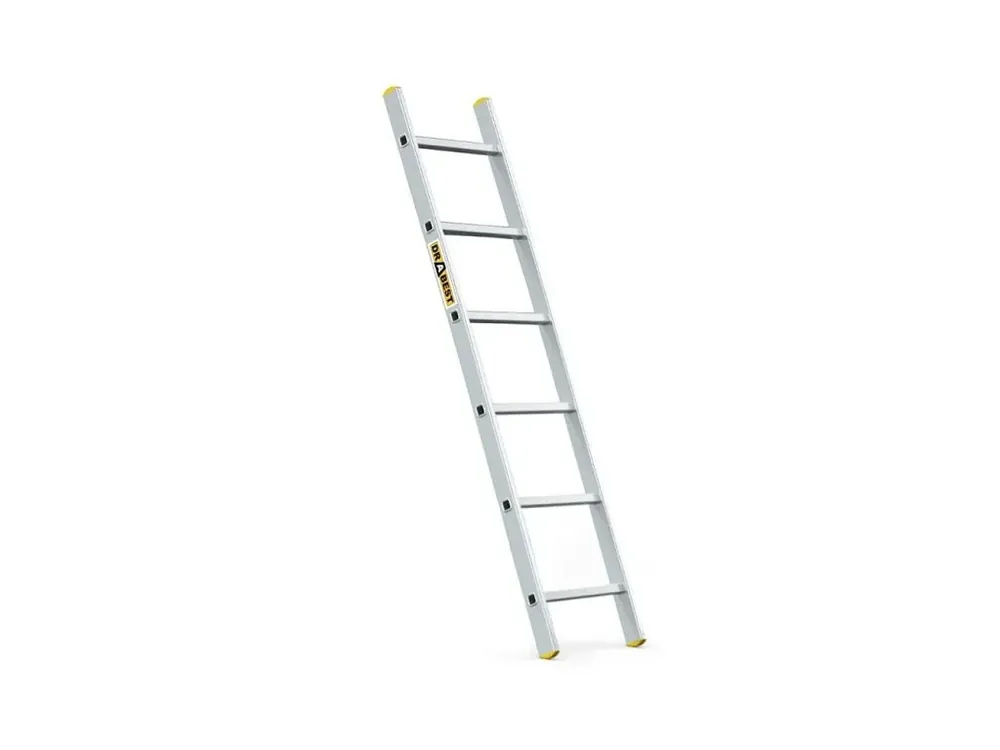 Žebřík hliníkový Drabest, 1x6 PRO, 1-dílný PROFI Nejprodávanější