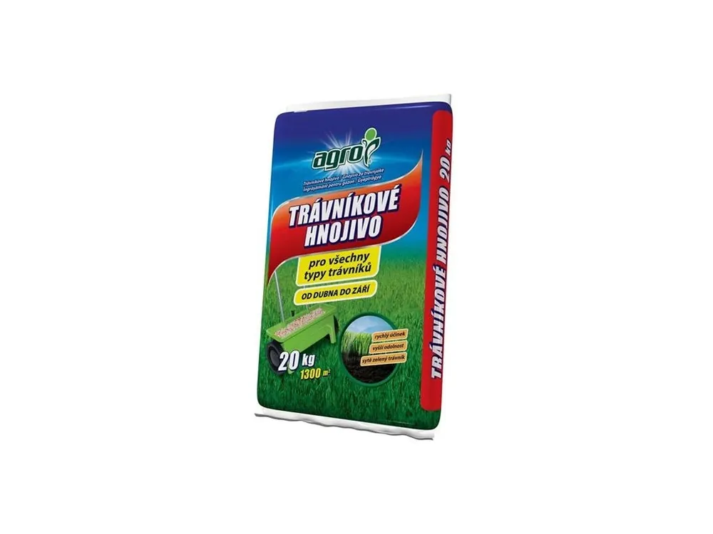 Trávníkové hnojivo AGRO 20kg pytel Ověřený