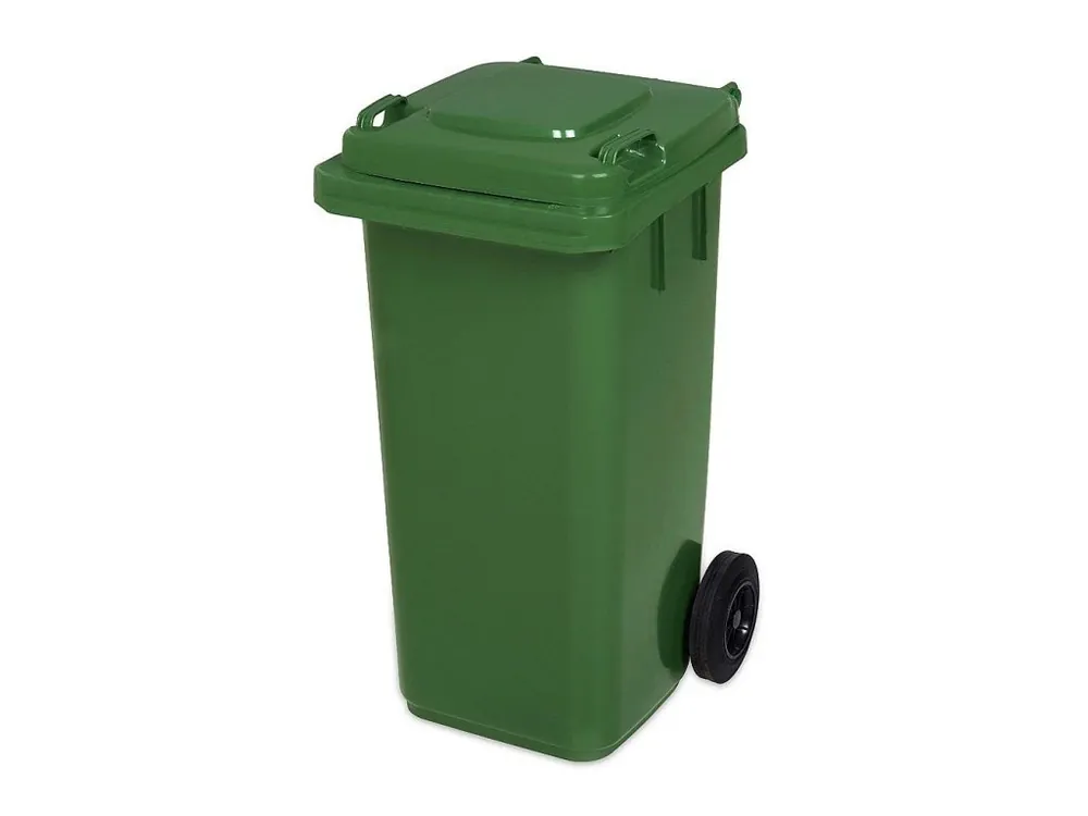 Popelnice hran. 120l PVC-zelená Nejlepší Cena