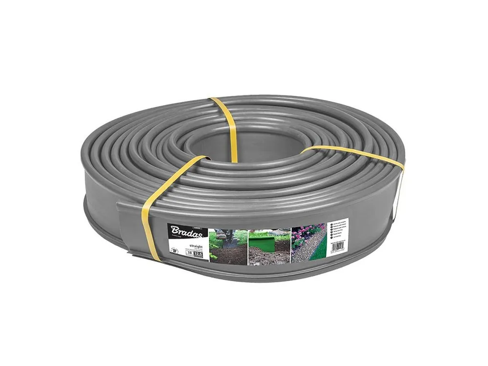 Travní lem 125mm, 18m, šedý Nejlepší Cena