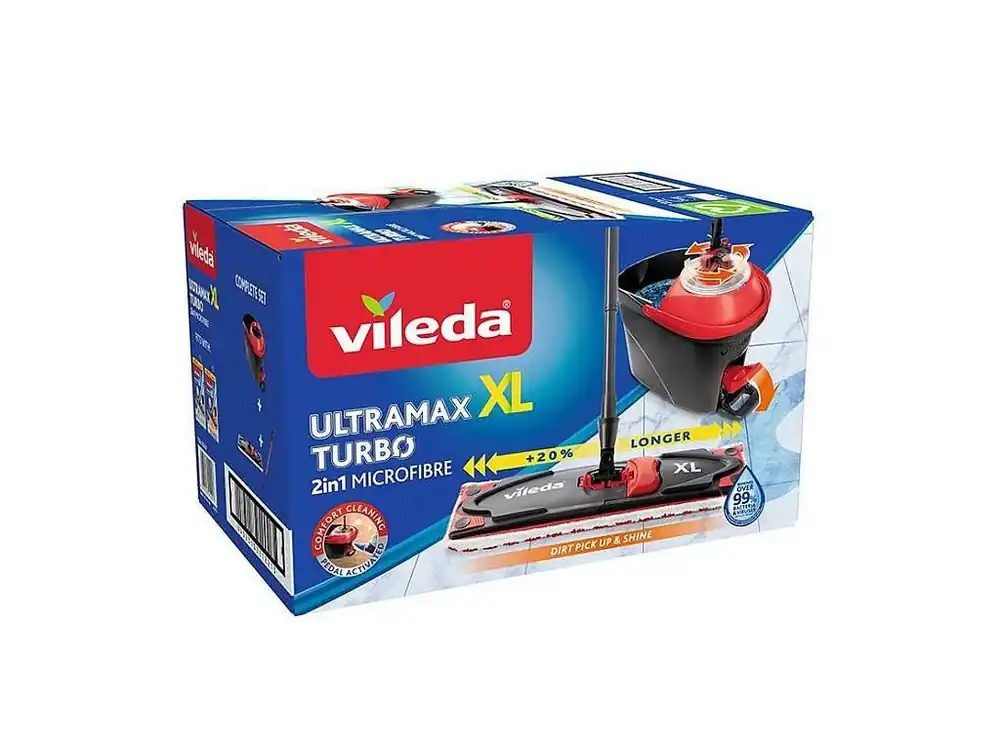 Víkendová Akce Souprava Vileda Ultramax XL TURBO mop + kbelík
