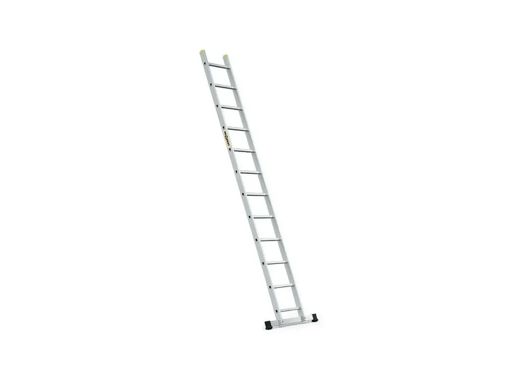 Žebřík hliníkový Drabest, 1x12 PRO, 1-dílný PROFI Víkendová Akce