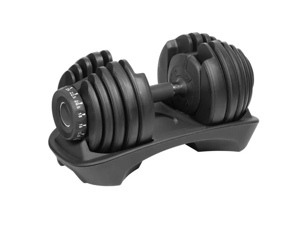Must-Have Automatická nastavitelná litinová činka 24 kg REBEL ACTIVE RBA-2303