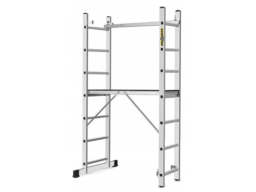 Žebříkové lešení Drabest, 2x7 BASIC Alu, rozměr plošiny 1,14x0,33m Objednat Nyní