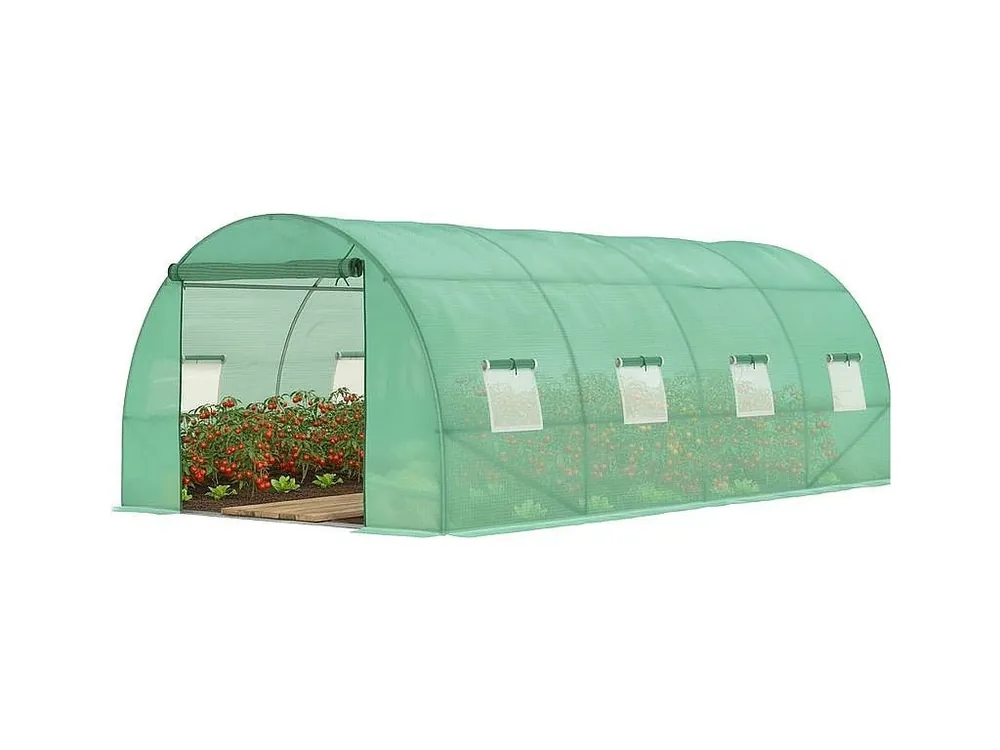 Zahradní fóliovník Greenhouse, walk-in, 450x300x200cm (DxŠxV) pařeniště Finální Výprodej