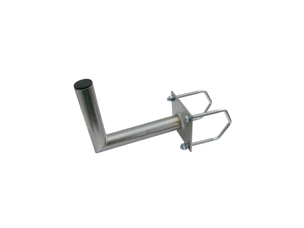 Nejprodávanější Anténní držák 50cm na balkon na hranaté zábradlí, trubka 42/2mm, výška 16cm