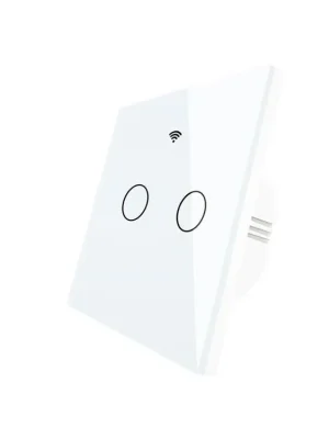 Levný Smart vypínač osvětlení MOES Light Button Switch WS-EU2 WiFi Tuya