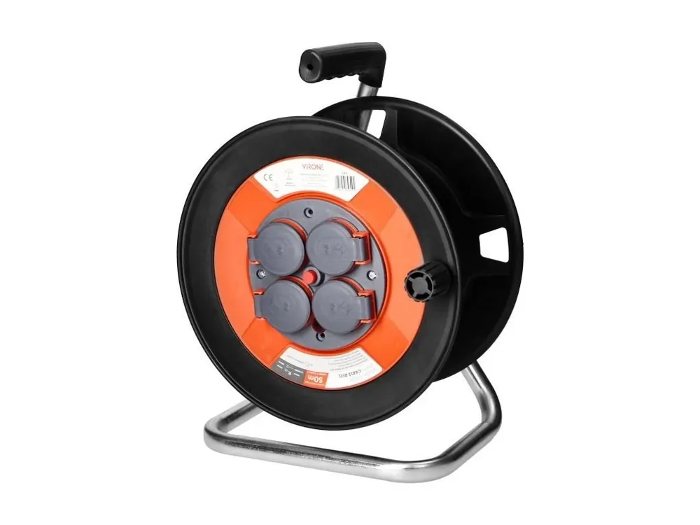 Sleva Prázdný navíjecí buben ORNO CR-5, IP44 4x2P+E 16A 230V, H05VV-F 3x1.5mm2, 50m
