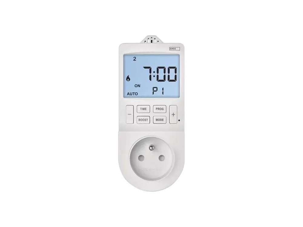 Termostat EMOS P5660FR zásuvkový s funkcí digitálního časovače 2v1 Speciální Cena