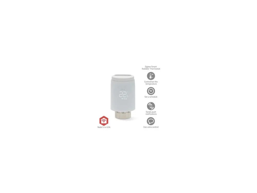 Řízení Radiátorů SmartLife Nedis ZBHTR20WT Autentický