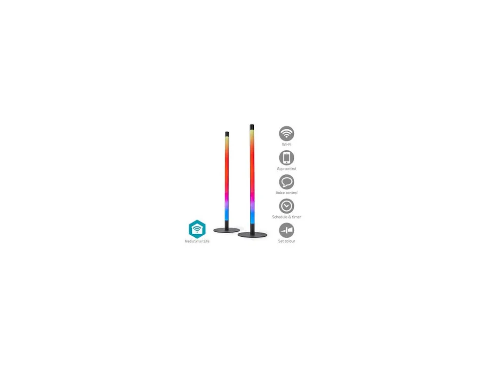 Světlo SmartLife Mood Light Nedis WIFILD10RGBW Oblíbený