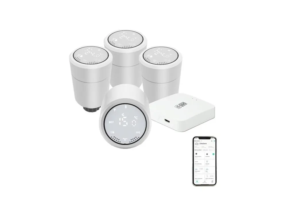 Smart sada termostatických hlavic a centrální jednotky IMMAX NEO 07732C ZigBee Tuya Odeslání Ihned
