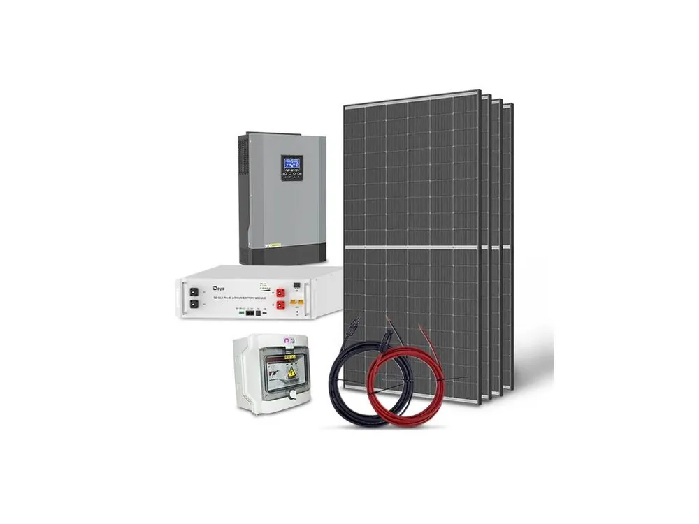 Solární sestava ostrovní TRINA 1820Wp, LiFePO4 51,2V 100Ah DEYE, měnič 48V/230VAC 5500W Odeslání Ihned