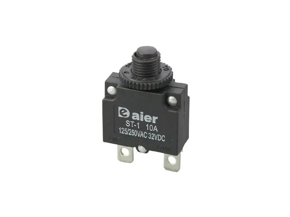 Ověřený Nadproudový tepelný jistič ST-1 250VAC/6A nebo 32VDC/6A