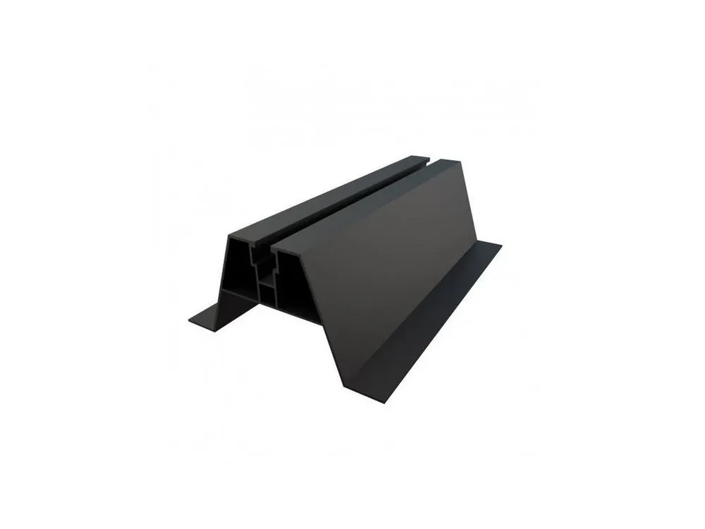 Novinka FVE trapezový můstek ČERNÝ hliníkový profil H-70 délka 330mm, výška 70mm, EPDM