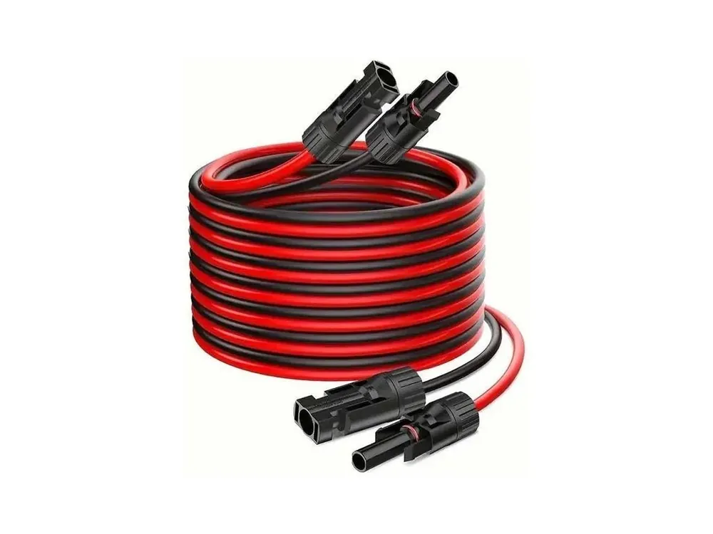 Solární kabel 4mm2, červený+černý s konektory MC4,prodloužení 5m Hit Sezóny