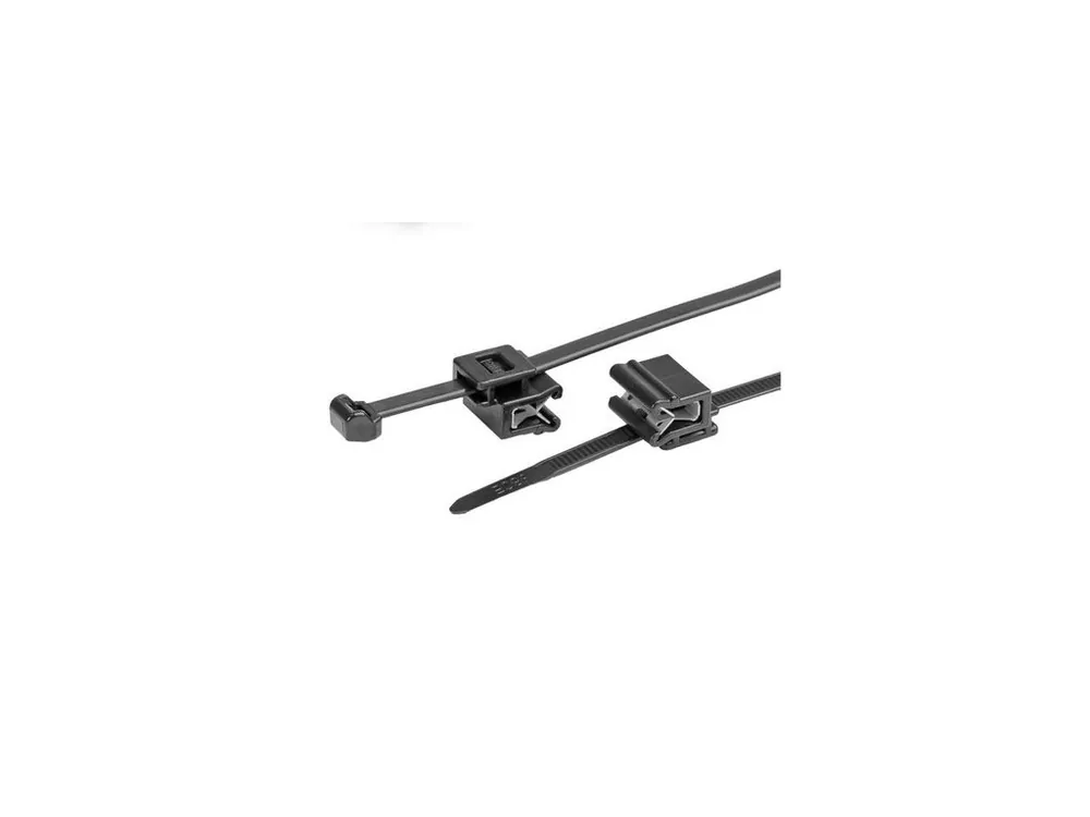 FVE Stahovací pásky s klipem S-29052024 4.6 mm, 200 mm, černá, 100 ks Novinka
