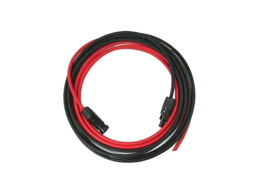 Solární kabel 4mm2, červený+černý s konektory MC4, 10m Ověřený