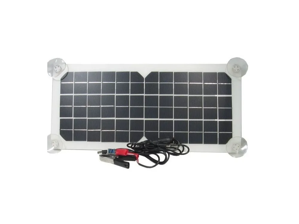 Poslední Šance FVE Fotovoltaický solární panel USB+12V/20W OS20-18MFX, monokrystal