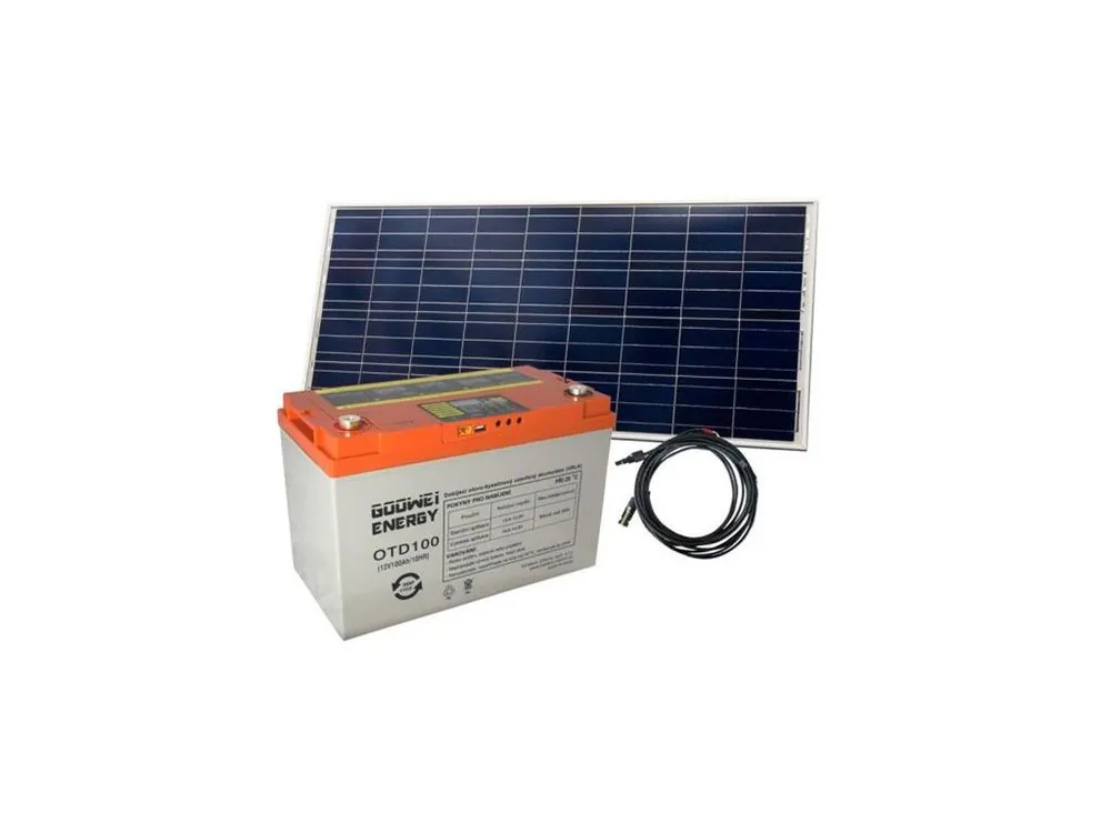 Oblíbený Solární set baterie GOOWEI ENERGY OTD100 (100Ah, 12V) a solární panel Victron Energy 115Wp/12V