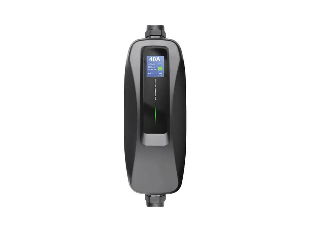 EV cestovní přenosná nabíječka Sapro SAP-PCD040 8.8 kW s LCD, typ 2, Přenosný Wallbox Top Prodej