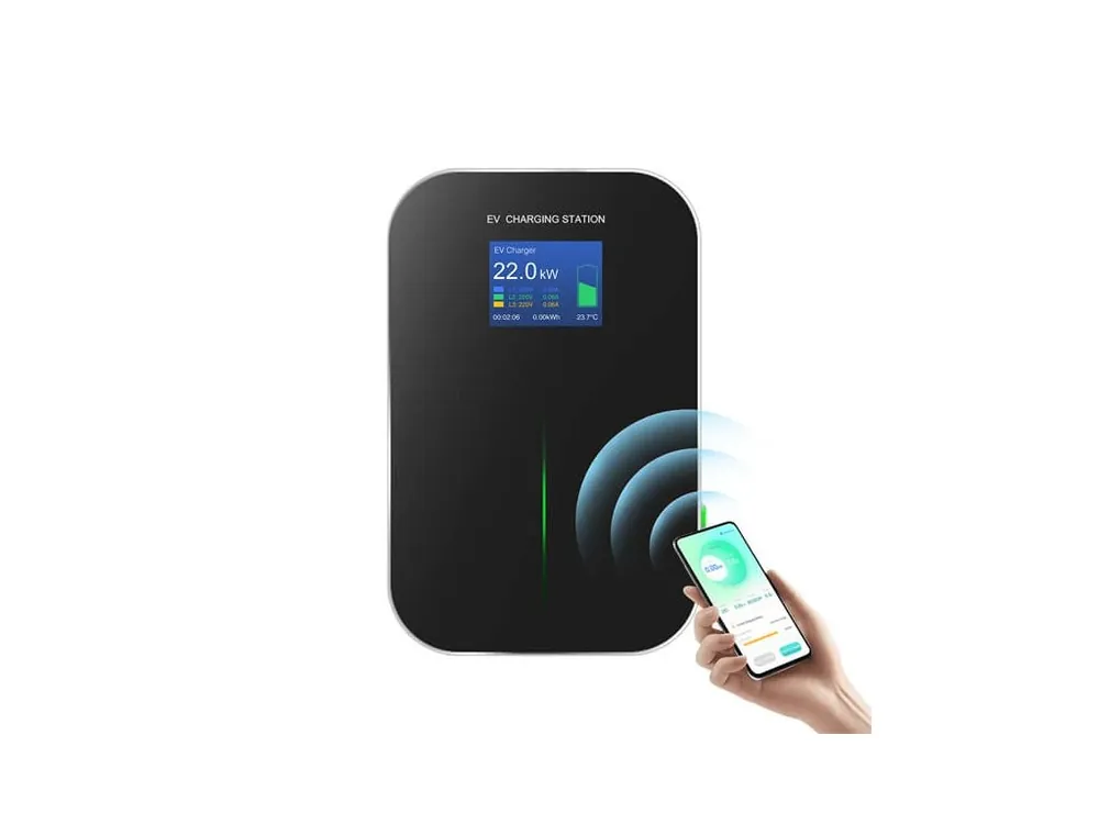 Dokud Zásoby Vydrží Wallbox SAPRO SAP20-APP, 11kW Typ2 , 400V, 16A , EV nabíjecí stanice řízená přes Aplikac