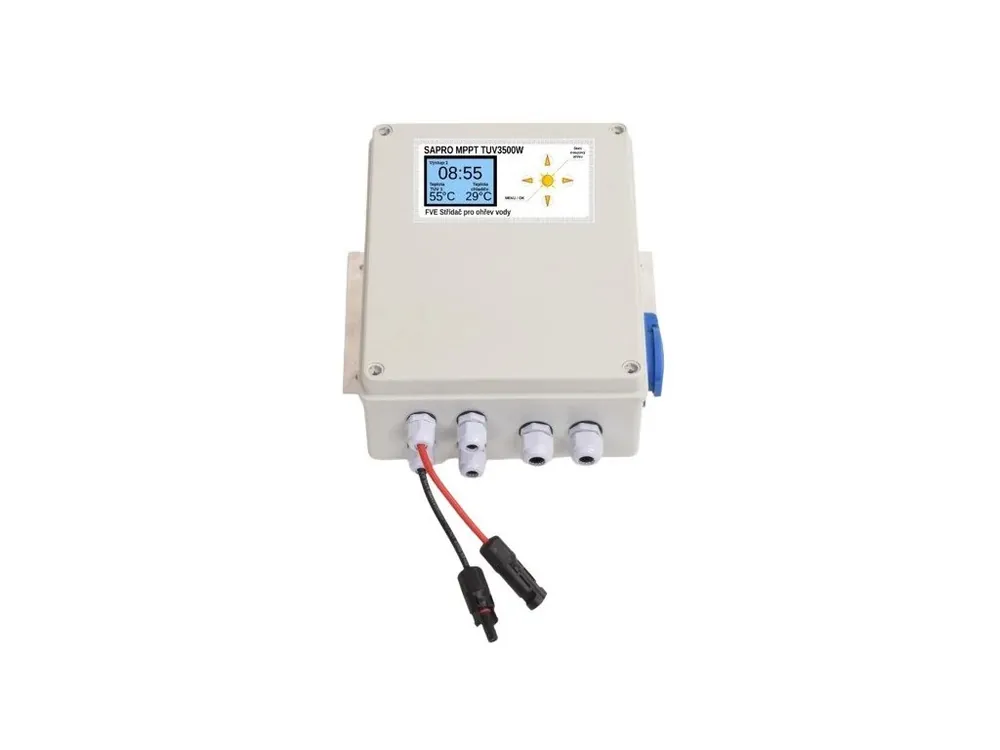 SAPRO FVE MPPT regulátor TUV 3500W Eco Smart Wi-Fi v2 Odeslání Ihned