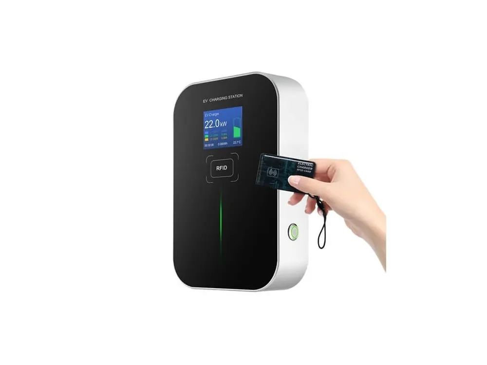 Nová Kolekce Wallbox SAPRO SAP20-RFID 22kW, Typ2, 400V, 32A , EV nabíjecí stanice s kartou RFID
