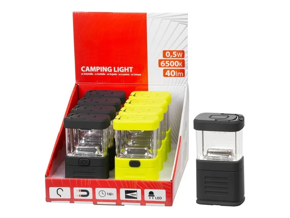 Výprodej Campingová lampa CL565, 11 LED, 3xAAA, Sellbox 8 ks