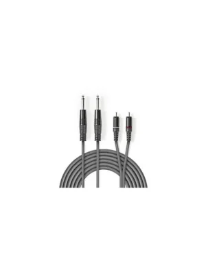 Stereo Audio Kabel Nedis COTH23320GY30 Autentický