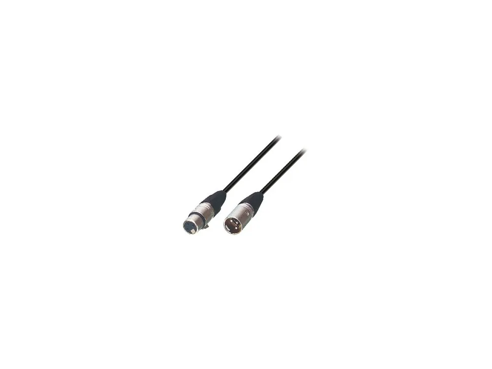 Autentický Repro Kabel XLR 3kolíkový Zástrčka - XLR 3kolíkový Zásuvka 3.00 m Černá Tasker TAS-1MF128ZW03