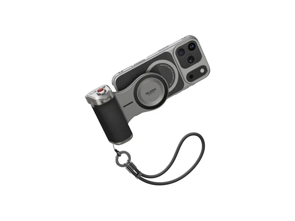 Držák telefonu MagSafe TELESIN Master Grip pro iPhone 17 Pro Max Zlevněný