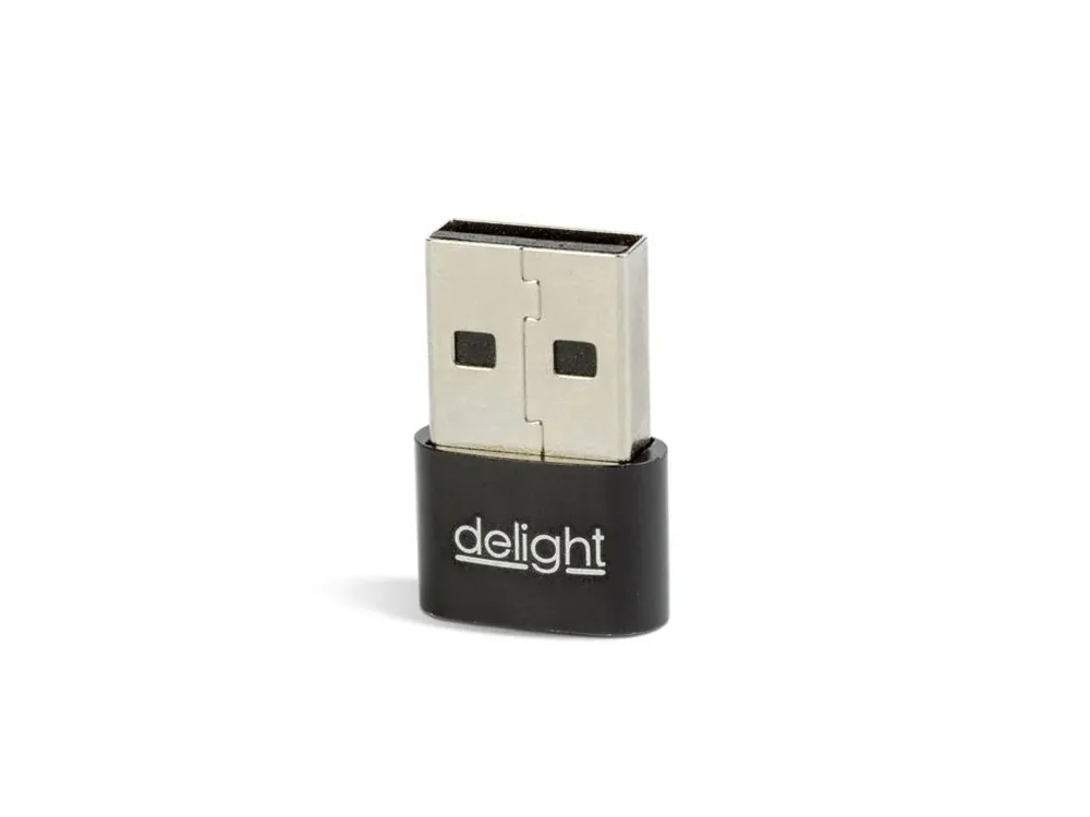 Adaptér USB-C na USB-A DELIGHT 55556BK Nejlepší Volba