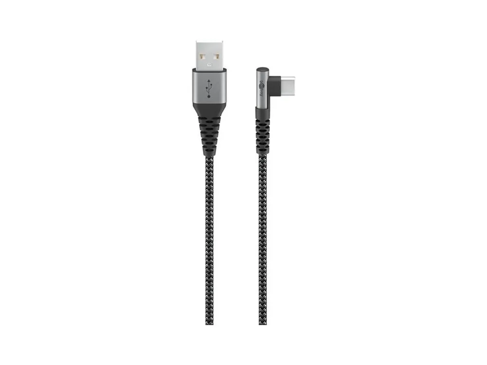 Kabel GOOBAY 64656 USB/USB-C 1m Space Grey/Silver Jen Po Omezenou Doba