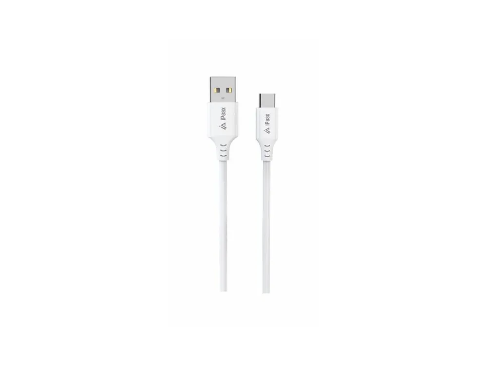 Ověřený Kabel iPEAX 90010113 USB/USB-C 1m White