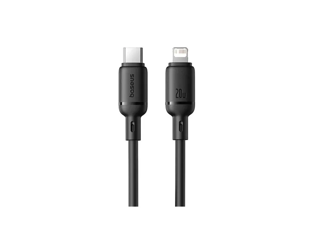 Nízká Cena Kabel BASEUS USB-C/Lightning 1m Black 20W