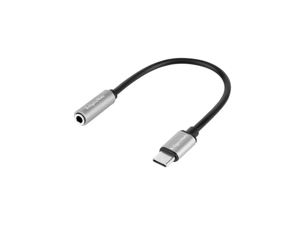 Cenová Bomba Adaptér KRUGER & MATZ KM1245 USB-C/JACK 3,5mm (pro poslech hudby)