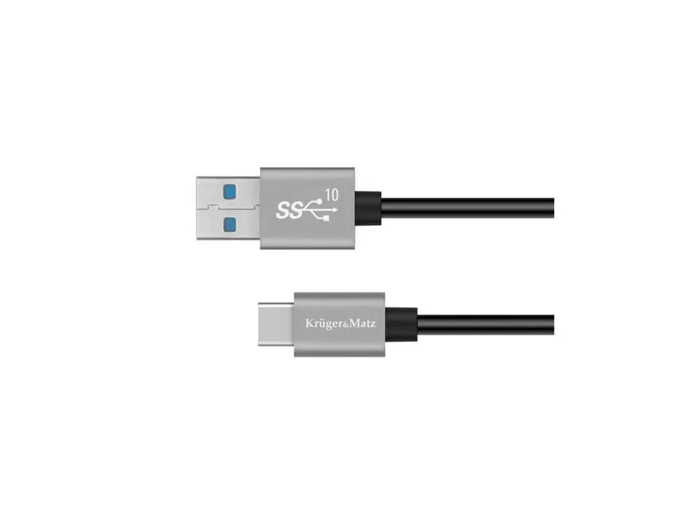 Odeslání Ihned Kabel KRUGER & MATZ KM1263 Basic USB/USB-C 1m Black