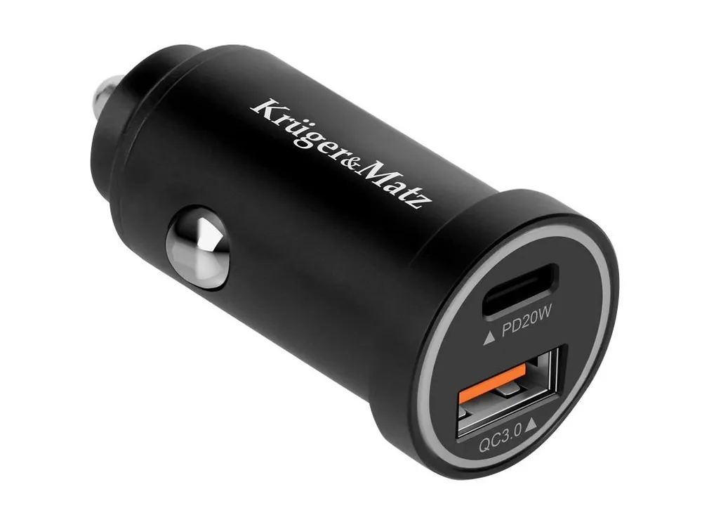 Nabíječka do auta Kruger&Matz KM0873 38W USB, Power Dedlivery, Quick Charge Hit Sezóny