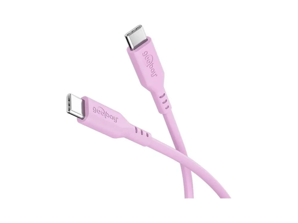 Kabel GOOBAY 77746 USB-C/USB-C 1,5m Pink Přímo Od Výrobce